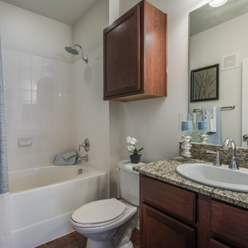 Orion Prosper Apartments - Modern Bathroom - Apartments Near Me - Prosper, Texas Orion Prosper Apartments - Modern Bathroom - Apartments Near Me - Prosper, Texas