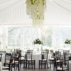 A Love's in Bloom - Center pieces and light flowers