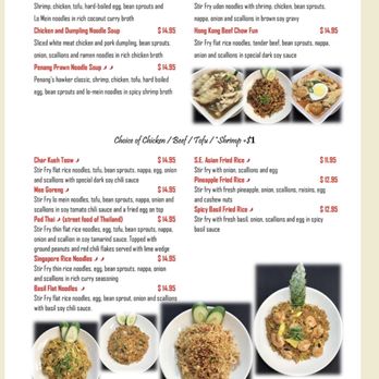 Yellow Ginger Asian Kitchen - Menu - Malaysian Near Me - Greenville, South Carolina