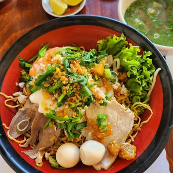 Loi's Kitchen - Big portion of the combination bowl. Recommended! - Vietnamese Near Me - Garden Grove, California