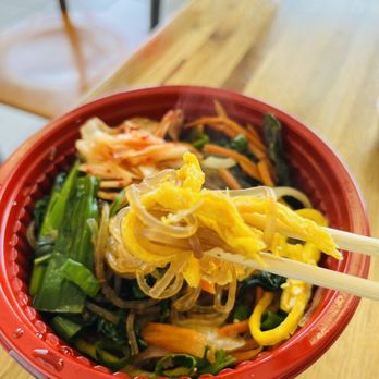 Asian Pear - Korean Glass Noodles (Japchae) - Korean Near Me - Albuquerque, New Mexico