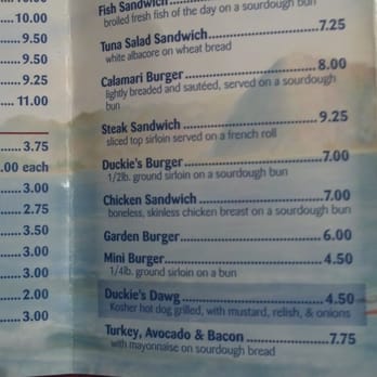 Duckie's Chowder House - Seafood Near Me - Cayucos, California