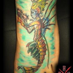 Painter's Olde Tyme Tattoo - Tattoo by Dru at Painter's Olde Tyme Tattoo..