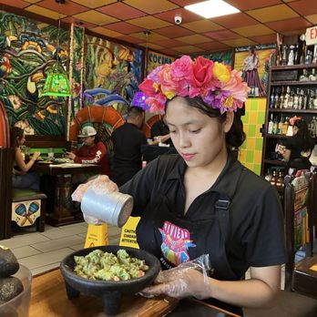 Riviera Maya - Table side fresh guacamole prepared - Mexican Near Me - Dunnellon, Florida