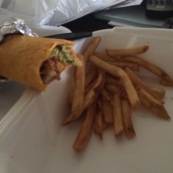 Slim Chickens - Cheddar bbq chicken wrap and fries .... Really really good Sweet and spicy! Excellent - Southern Near Me - Ft. Worth, Texas Slim Chickens - Cheddar bbq chicken wrap and fries .... Really really good Sweet and spicy! Excellent - Southern Near Me - Ft. Worth, Texas