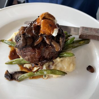 Tisha's Cape May - Petit filet with goat cheese, mash and green beans - Seafood Near Me - Cape May, New Jersey Tisha's Cape May - Petit filet with goat cheese, mash and green beans - Seafood Near Me - Cape May, New Jersey
