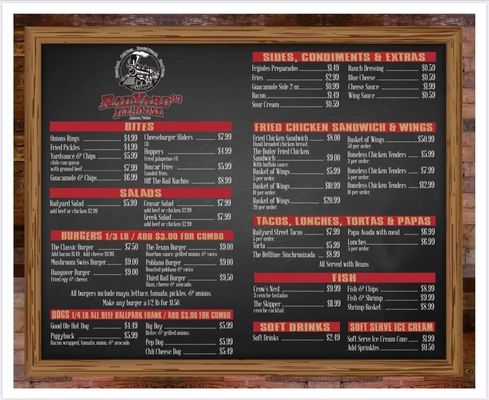 Menu photo 3 Rail Yard 83 Icehouse Alamo, TX Menu photo 3 Rail Yard 83 Icehouse Alamo, TX
