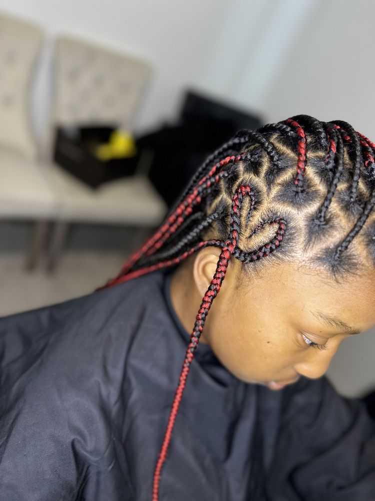 KANZ hair braiding Logo