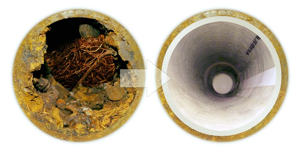 Slide of Pipeline Drain Cleaning