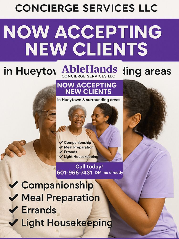 Ablehands Concierge Services - home care agency in Hueytown, AL