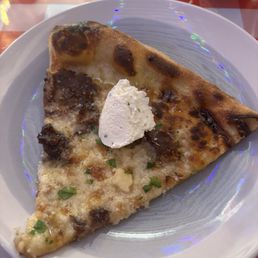 Steak pizza!