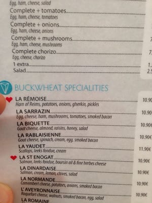 Menu photo 2 Suzette et Sarrazin Reims, 51 Menu photo 2 Suzette et Sarrazin Reims, 51