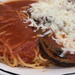 The Original Italian Pizza - Eggplant with spaghetti