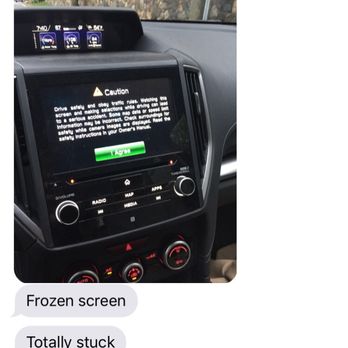 Garavel Subaru - Frozen screen in brand new Subaru- happens MULTIPLE TIMES A WEEK - Car Dealers Near Me - Norwalk, Connecticut Garavel Subaru - Frozen screen in brand new Subaru- happens MULTIPLE TIMES A WEEK - Car Dealers Near Me - Norwalk, Connecticut