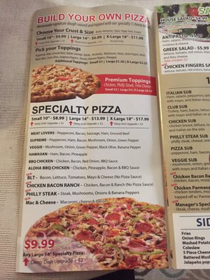 Menu photo 2 Local Pizza Factory Pontiac, MI