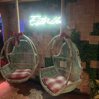 Estrella Cantina Lounge - Swings for pictures - Mexican Near Me - Riverside, California Estrella Cantina Lounge - Swings for pictures - Mexican Near Me - Riverside, California