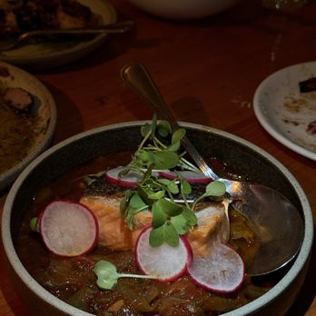 Mediterranean Exploration - Seared King Salmon - Mediterranean Near Me - Portland, Oregon