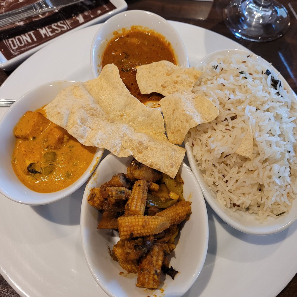 Carnival Splendor - June 2022 - Indian Vegetarian in The Black Pearl Restaurant - Boat Tours Near Me - Seattle, Washington