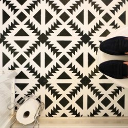 Cutting Edge Stencils - Obsessed with my floor!!!!
