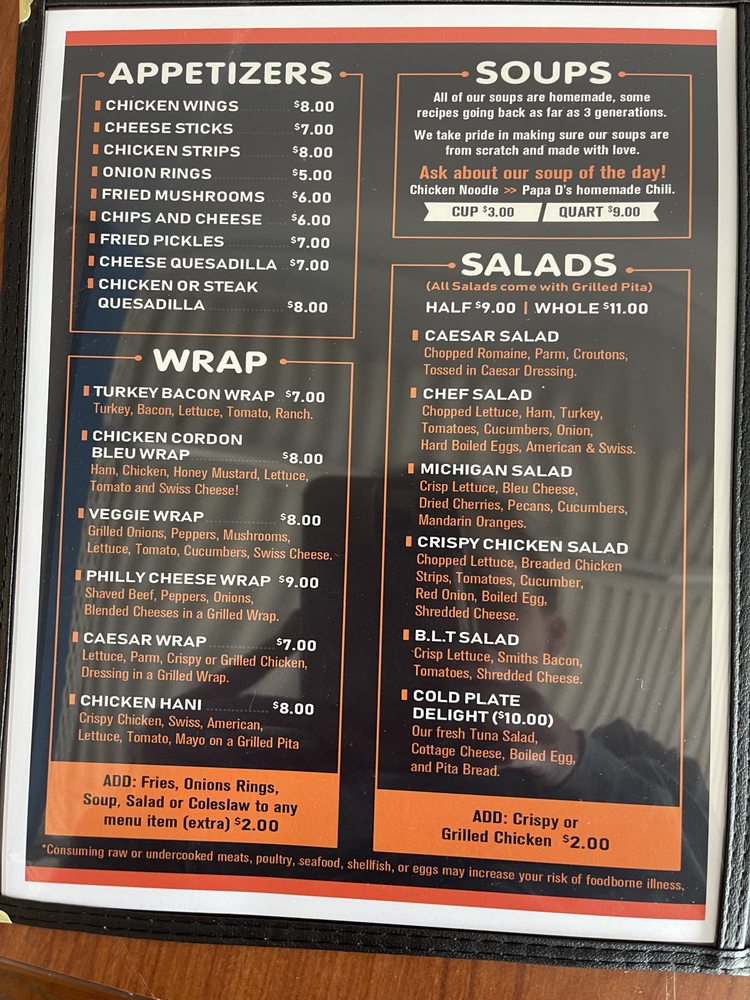 CROSSROADS FAMILY REST 4520 Griswold Rd, Kimball, Michigan Salad