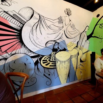 Aleida's Kitchen - August 2021: The  interior wall mural - Dominican Near Me - Brandon, Florida