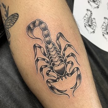 Taylor Ink - a little heart scorpion - Tattoo Near Me - San Jose, California Taylor Ink - a little heart scorpion - Tattoo Near Me - San Jose, California