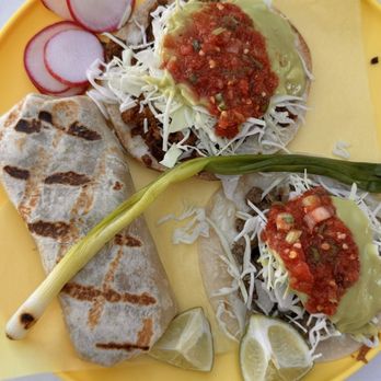 Sonoratown - Beef Chivichanga, Lorenza with chorizo add cheese, Asada Taco - Mexican Near Me - Los Angeles, California
