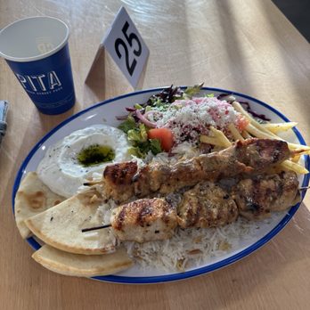 Pita GR - Brea - Chicken Souvlaki Skewer (1)Tzatziki - Greek Near Me - Brea, California Pita GR - Brea - Chicken Souvlaki Skewer (1)Tzatziki - Greek Near Me - Brea, California