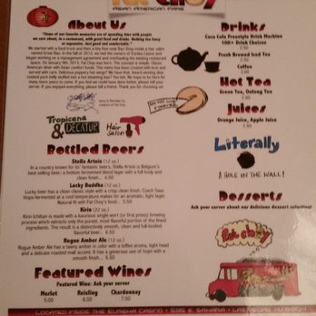 Fat Choy - drink menu - New American Near Me - Las Vegas, Nevada Fat Choy - drink menu - New American Near Me - Las Vegas, Nevada