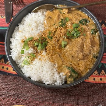 Bintü Atelier - Mafe Peanut Stew - African Near Me - Charleston, South Carolina Bintü Atelier - Mafe Peanut Stew - African Near Me - Charleston, South Carolina