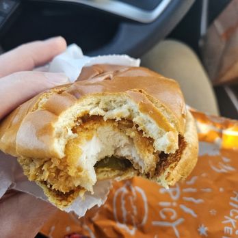 Popeyes Louisiana Kitchen - the inside of a sandwich - Chicken Wings Near Me - Hilliard, Ohio Popeyes Louisiana Kitchen - the inside of a sandwich - Chicken Wings Near Me - Hilliard, Ohio