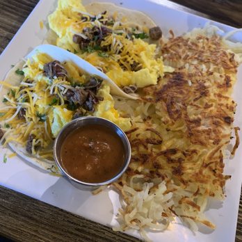 Cafe Republic - Brisket tacos - Breakfast & Brunch Near Me - Fort Worth, Texas
