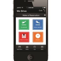 We Drive - We Drive Iphone app available on Itunes and Android market.