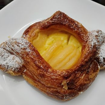 Pâtisserie Jouri - Pear and Custard Danish $3.25. - Bakeries Near Me - Laval, Quebec