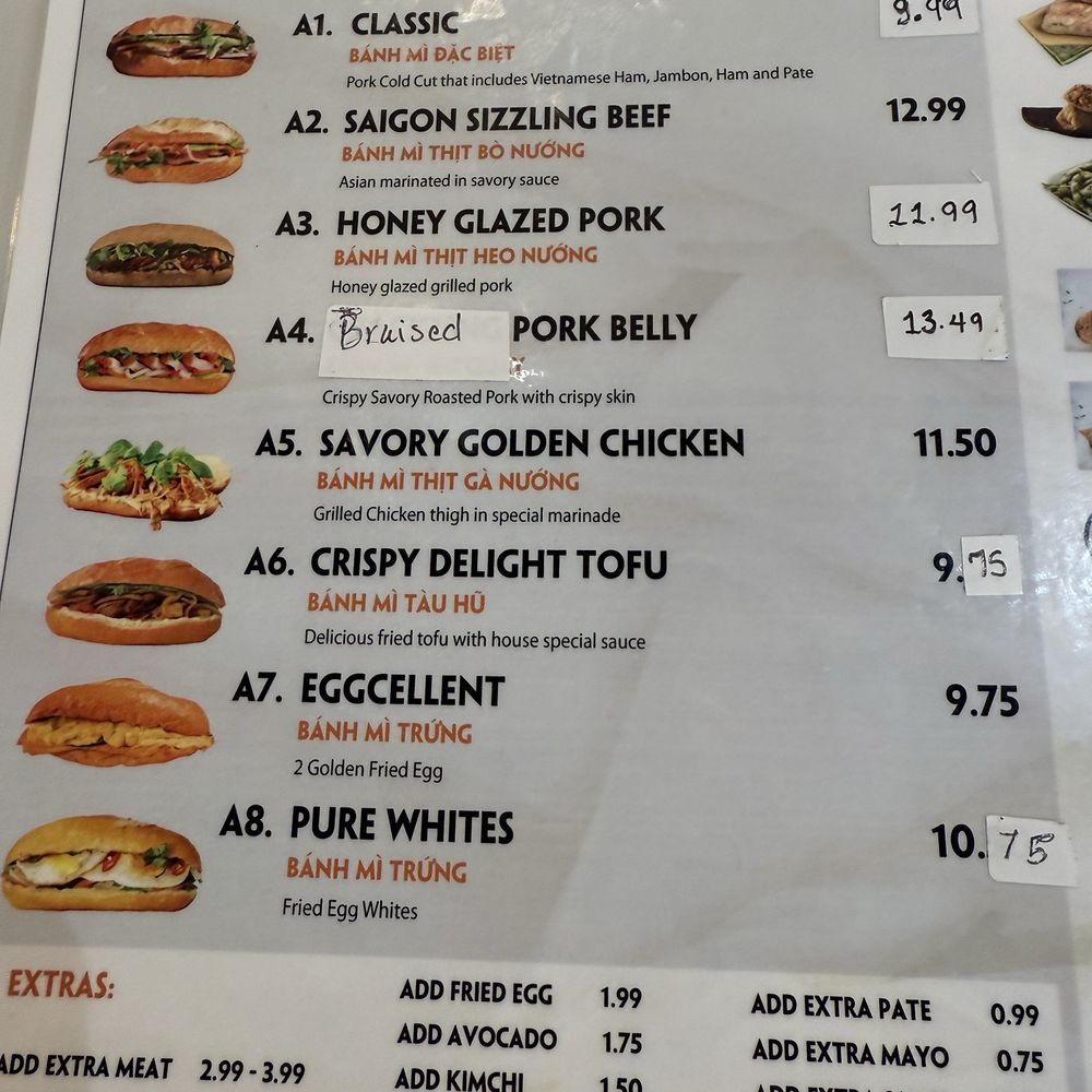 Gossip Tea Lounge - Food menu items. - Vietnamese Near Me - Durham, North Carolina