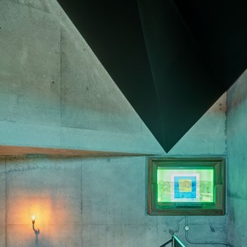 Pálás - Throughout the building you will discover 22 beautiful resin-coated windows designed by Irish artist Patrick Scott. - Cinema Near Me - Galway, G