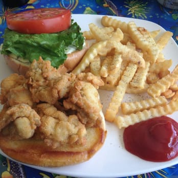 Olde Salty - oyster sandwich - Seafood Near Me - Carolina Beach, North Carolina Olde Salty - oyster sandwich - Seafood Near Me - Carolina Beach, North Carolina