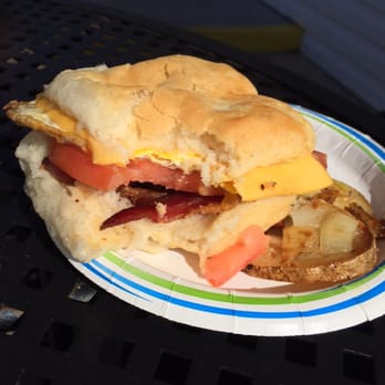 Oh Biscuit - Bacon, egg, cheese and tomato biscuit - Breakfast & Brunch Near Me - Melbourne, Florida Oh Biscuit - Bacon, egg, cheese and tomato biscuit - Breakfast & Brunch Near Me - Melbourne, Florida
