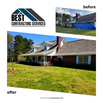 BEST Contracting Services - before and after - Roofing Near Me - Frisco, Texas