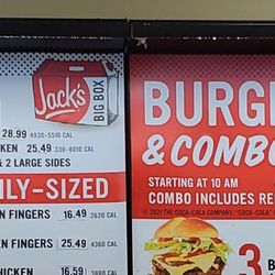 Jack's Family Restaurant - #1 combo and apparently the "choice" is to pay more.