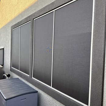 Sunteck Solar Screening - Large living room window - Shades & Blinds Near Me