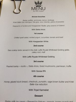 Menu photo 2 Brewed by Nature-Pop Up Restaurant Brussels, BRU