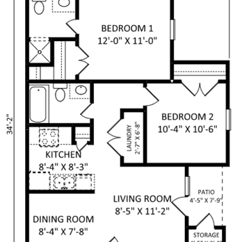 Grentton Place - Eddington - Two Bedroom | Two Bath | 780 sq ft - Apartments Near Me - Browns Summit, North Carolina Grentton Place - Eddington - Two Bedroom | Two Bath | 780 sq ft - Apartments Near Me - Browns Summit, North Carolina