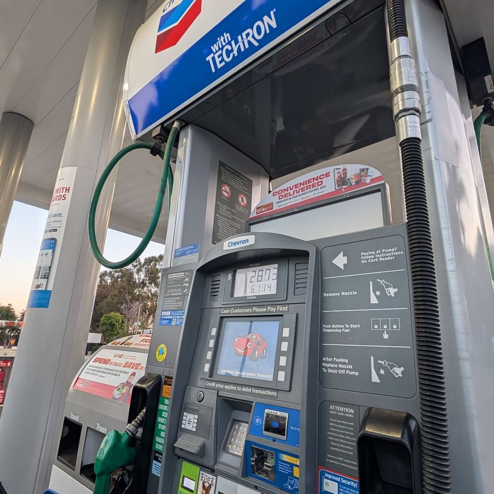 Chevron - pump - Gas Stations Near Me - Mission Hills, California