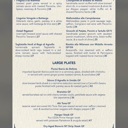 Dinner Menu