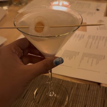 O-Ku - Lychee martini - Sushi Bars Near Me - Tampa, Florida O-Ku - Lychee martini - Sushi Bars Near Me - Tampa, Florida