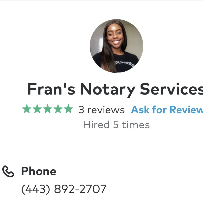 FRANTASTIC NOTARY SERVICES Fairfax , Virginia Notaries Phone