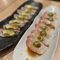Billy Sushi - Truffle Salmon and hamachi jalepeno