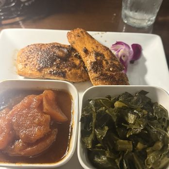 LYV Detroit - Salmon, yams and greens - Lounges Near Me - Detroit, Michigan LYV Detroit - Salmon, yams and greens - Lounges Near Me - Detroit, Michigan
