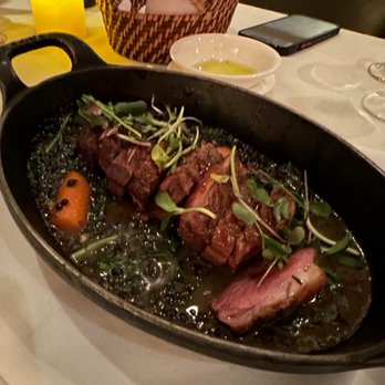 Bistro du Midi - Duck Breast - French Near Me - Boston, Massachusetts